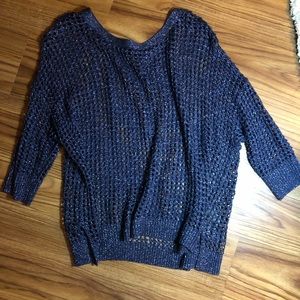 Express Open Stitch Dolman Sweater